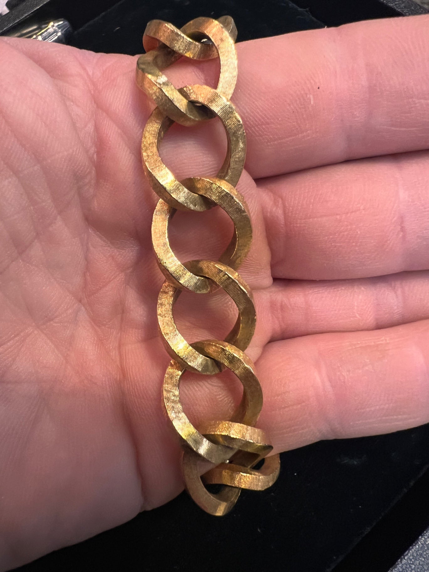 18 kt 750 Bracelet Gold Metal 8 inch