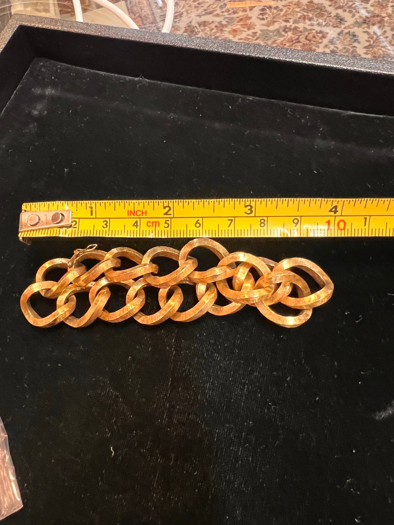 18 kt 750 Bracelet Gold Metal 8 inch
