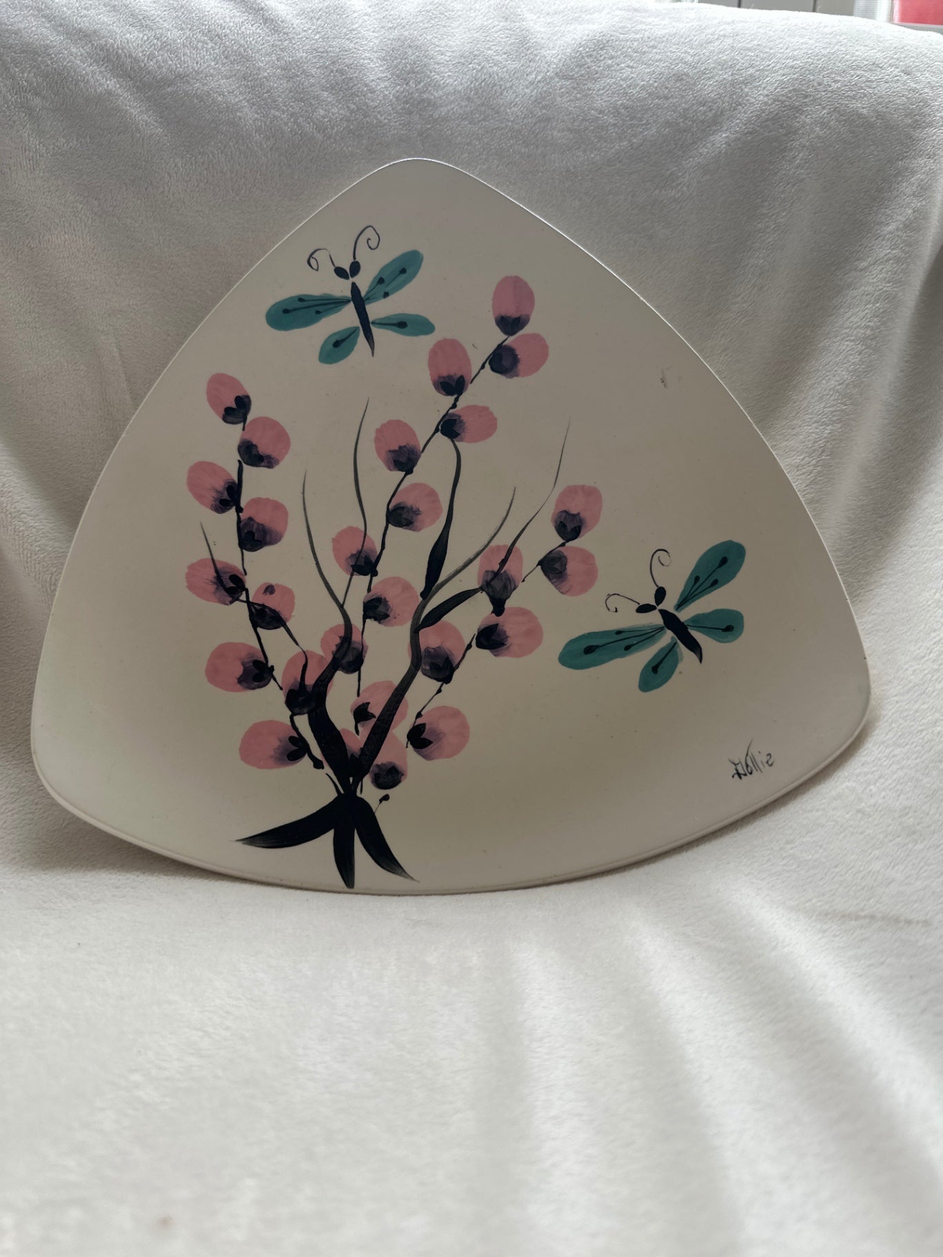 Triangle deco plate