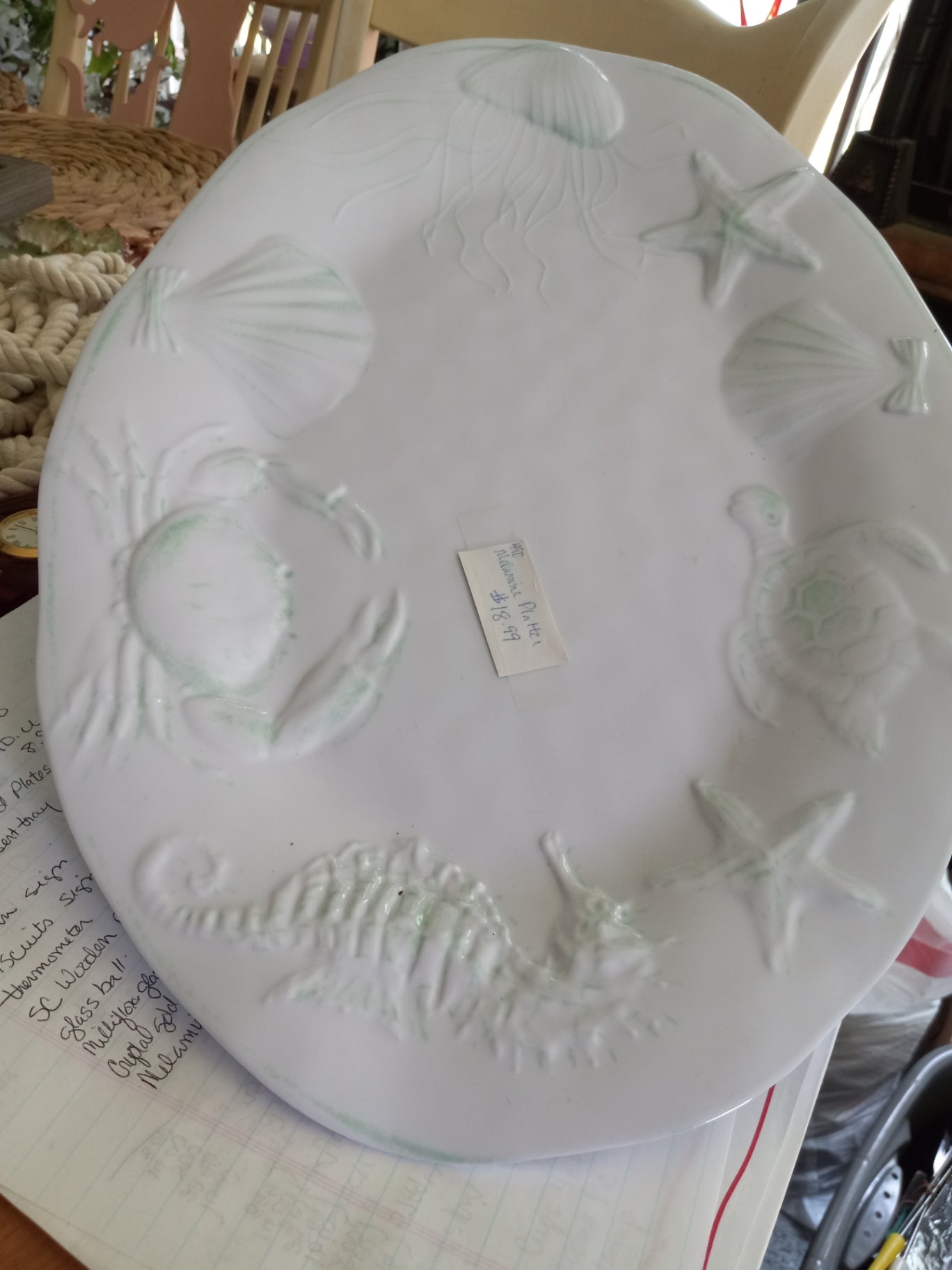 Seashell platter