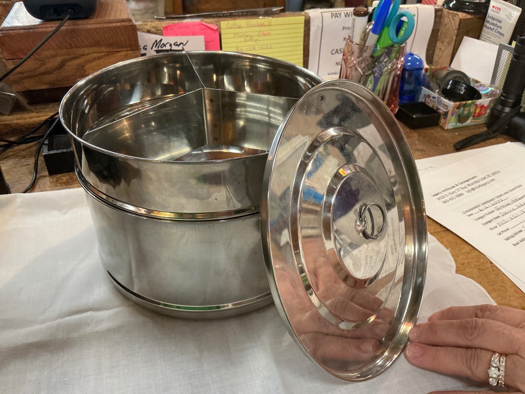 Silver Double Boiler
