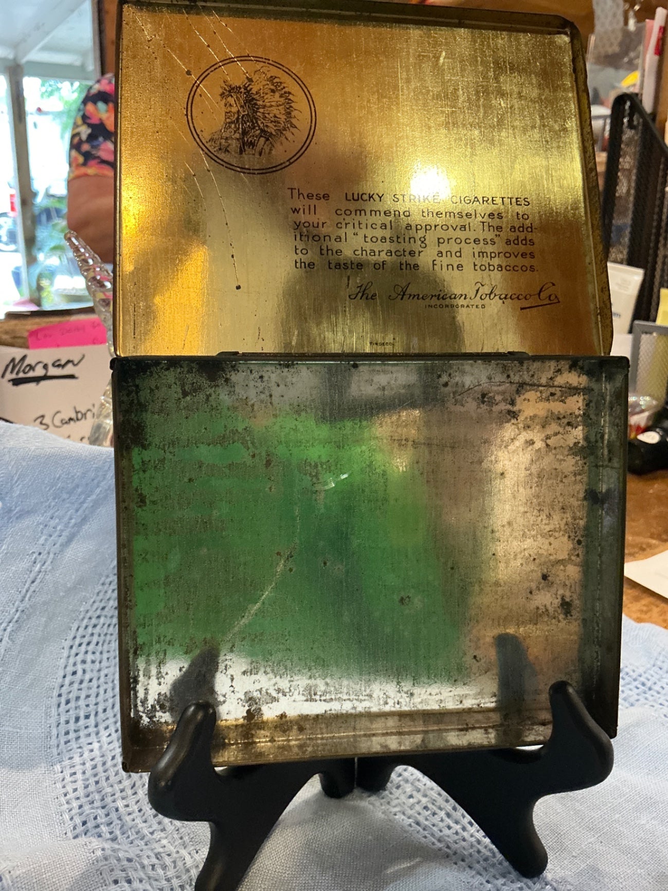 Lucky Strike Cigarette Tin