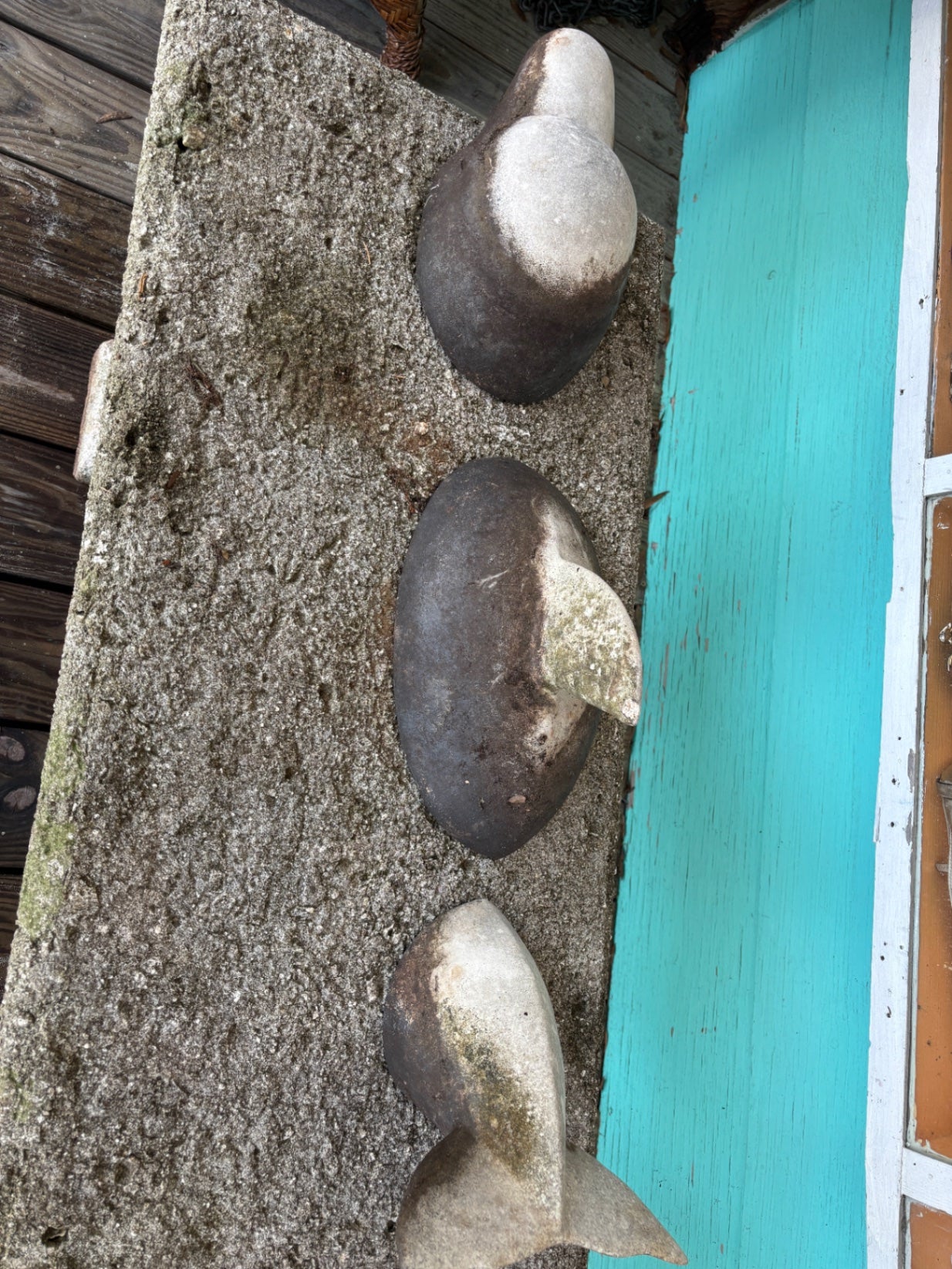 Outdoors Gray and White Stone
