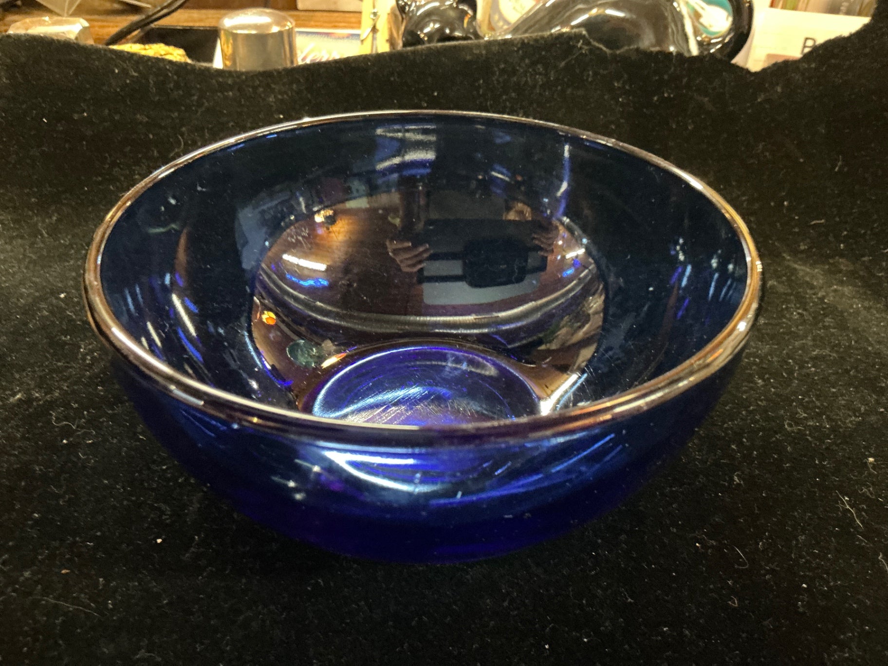 Cobalt blue bowl JCL
