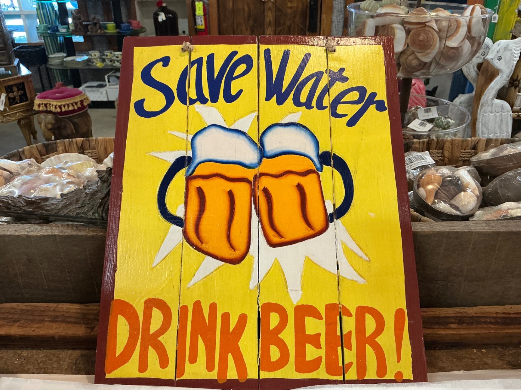 Save Water Sign
