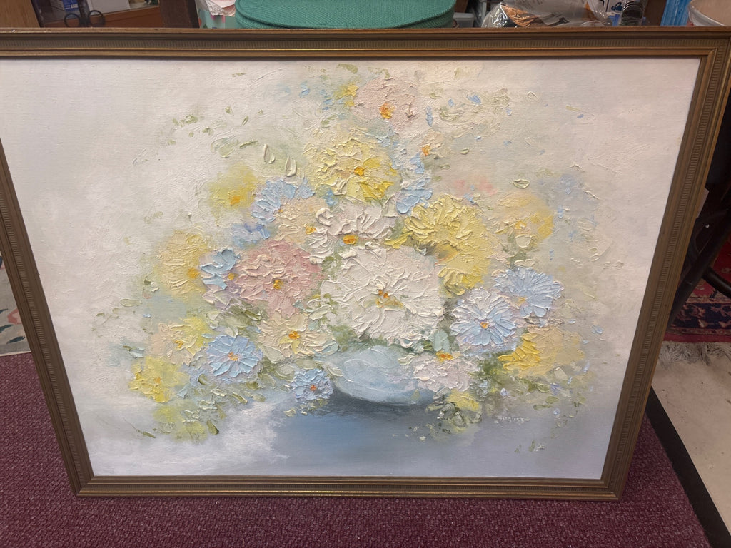 Palette Knife Floral Painting