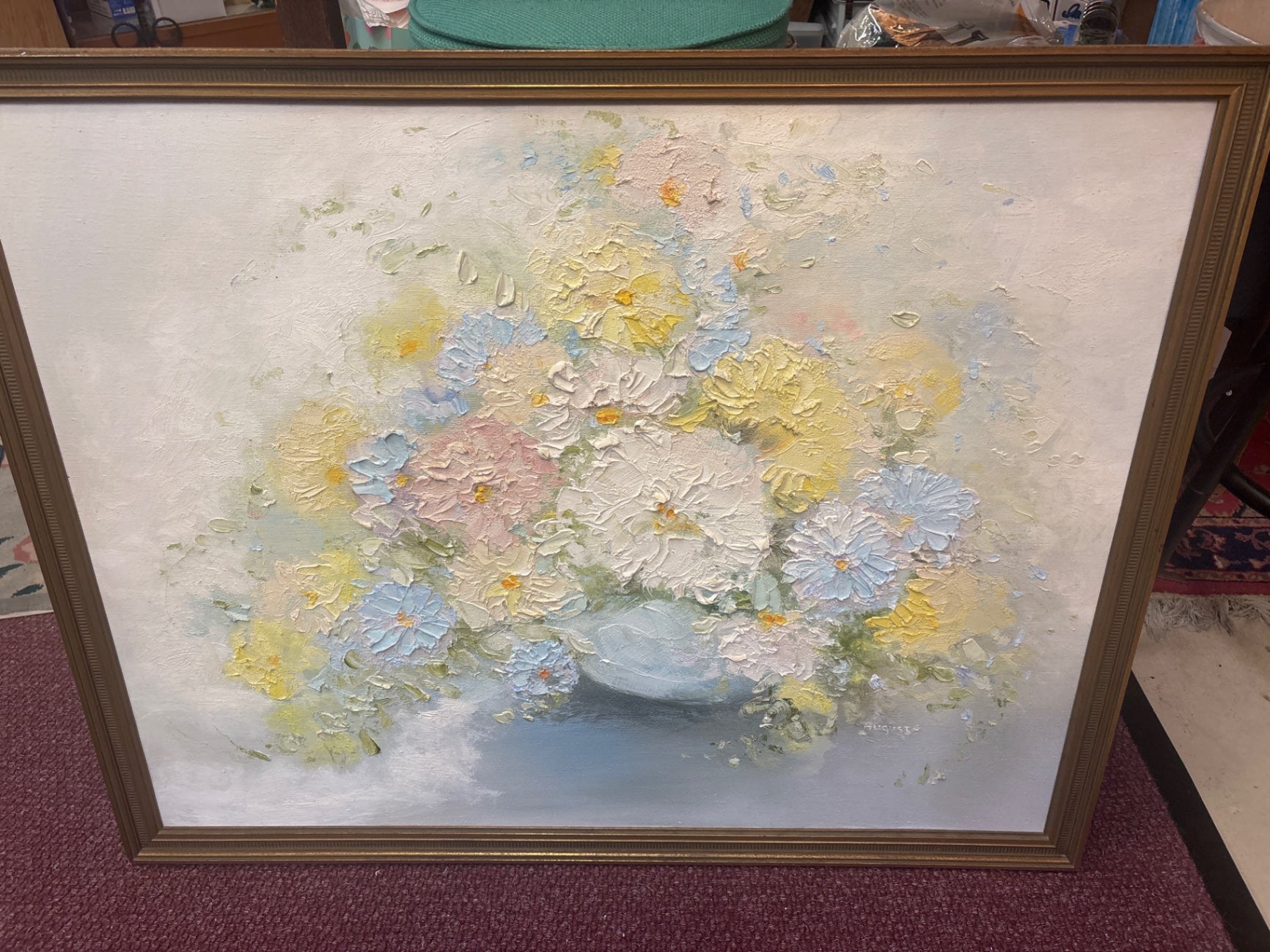 Palette Knife Floral Painting