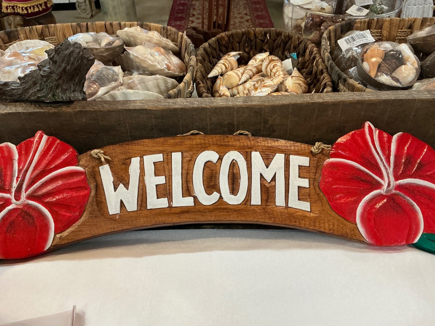 Decorative Wall welcome sign flowers