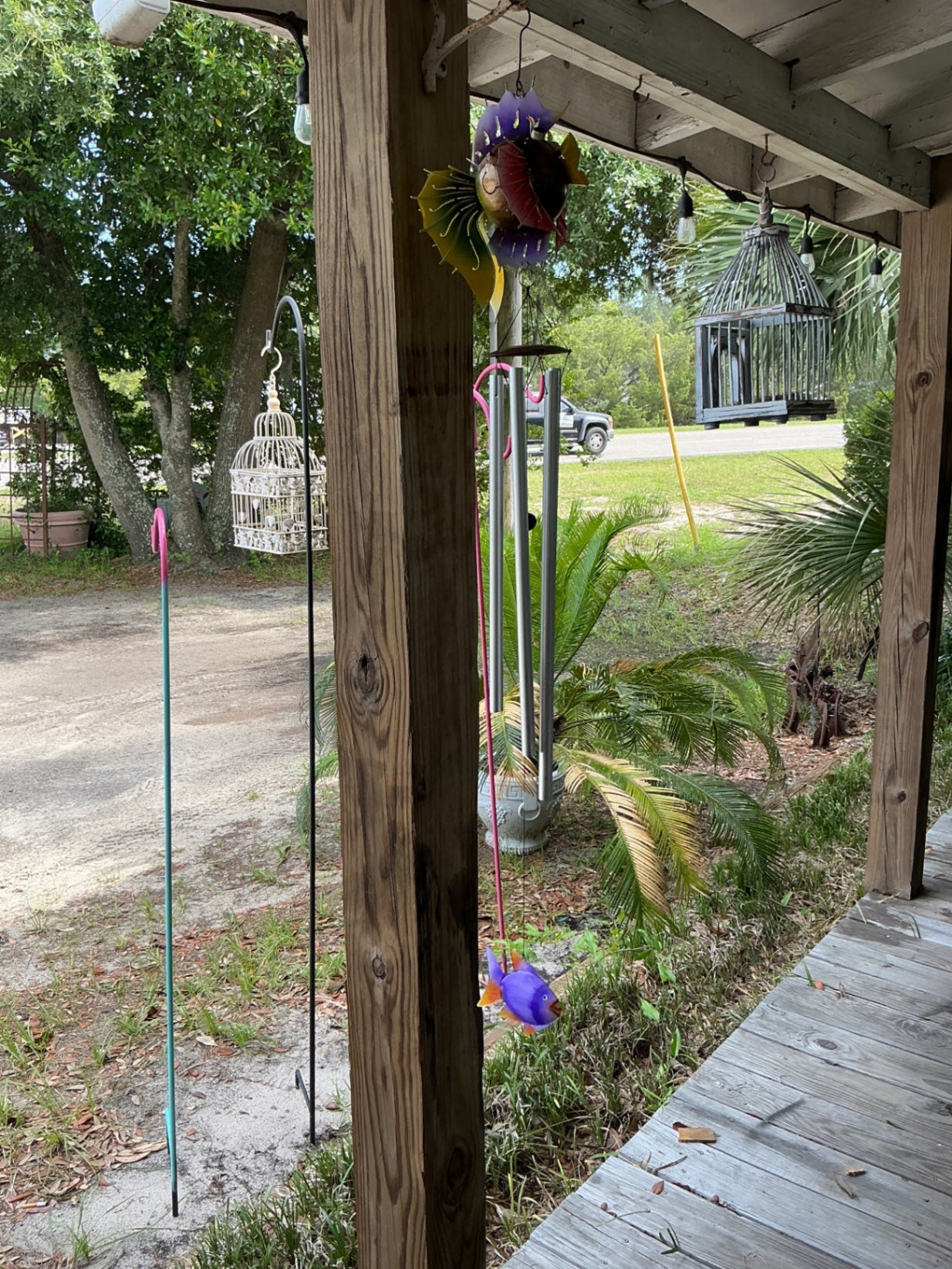 Tea Light Fish Wind Chime