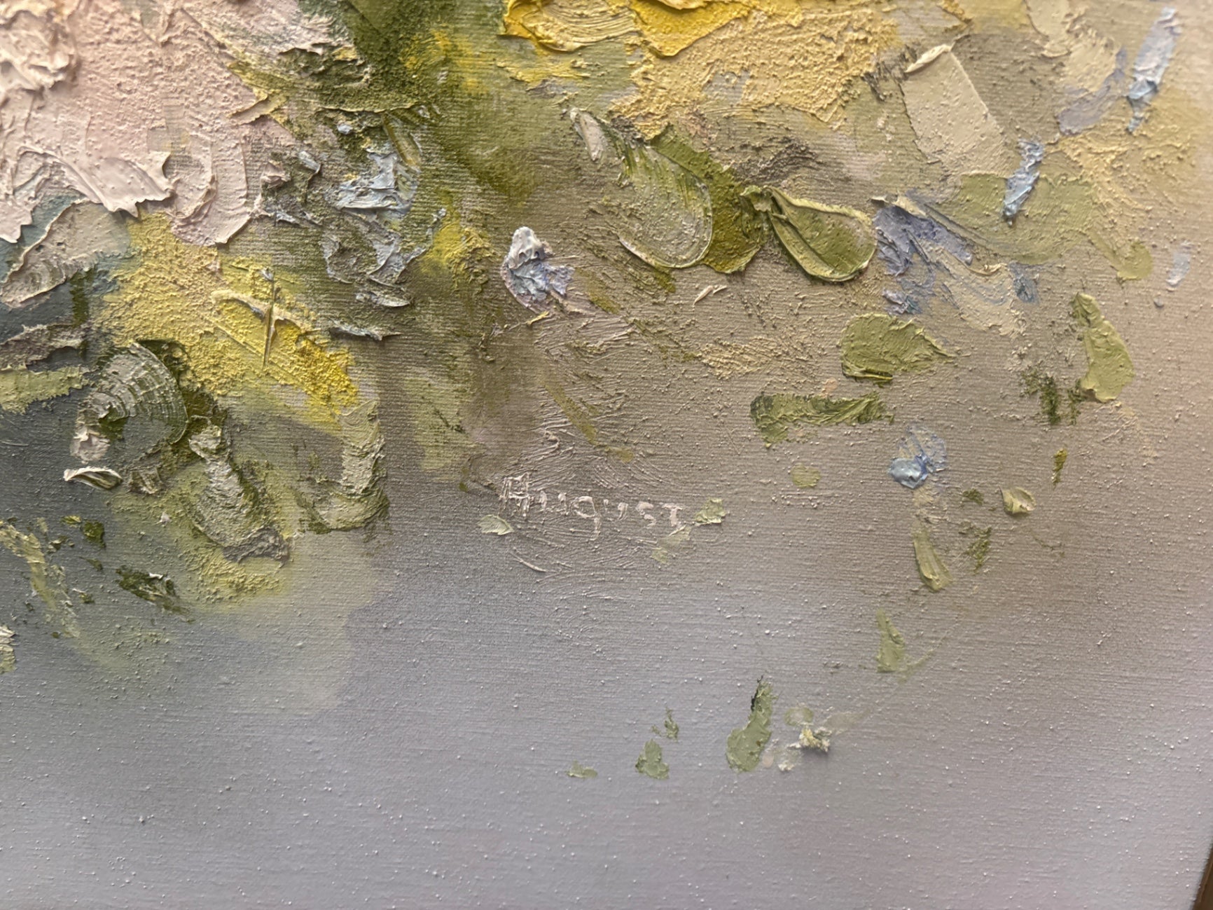 Palette Knife Floral Painting