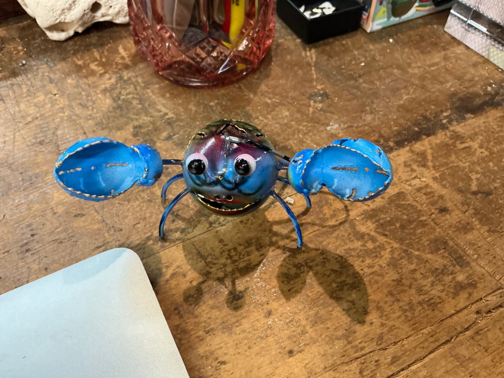 Crab decor Multicolor Metal