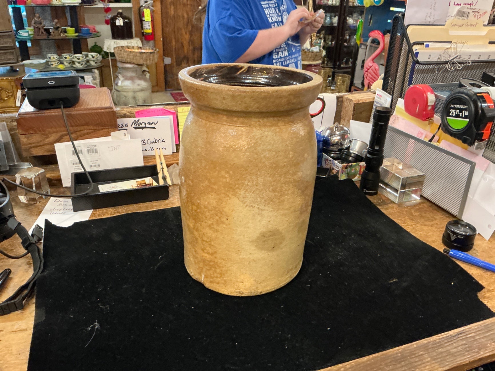 Vase Beige/Tan Clay/Ceramic