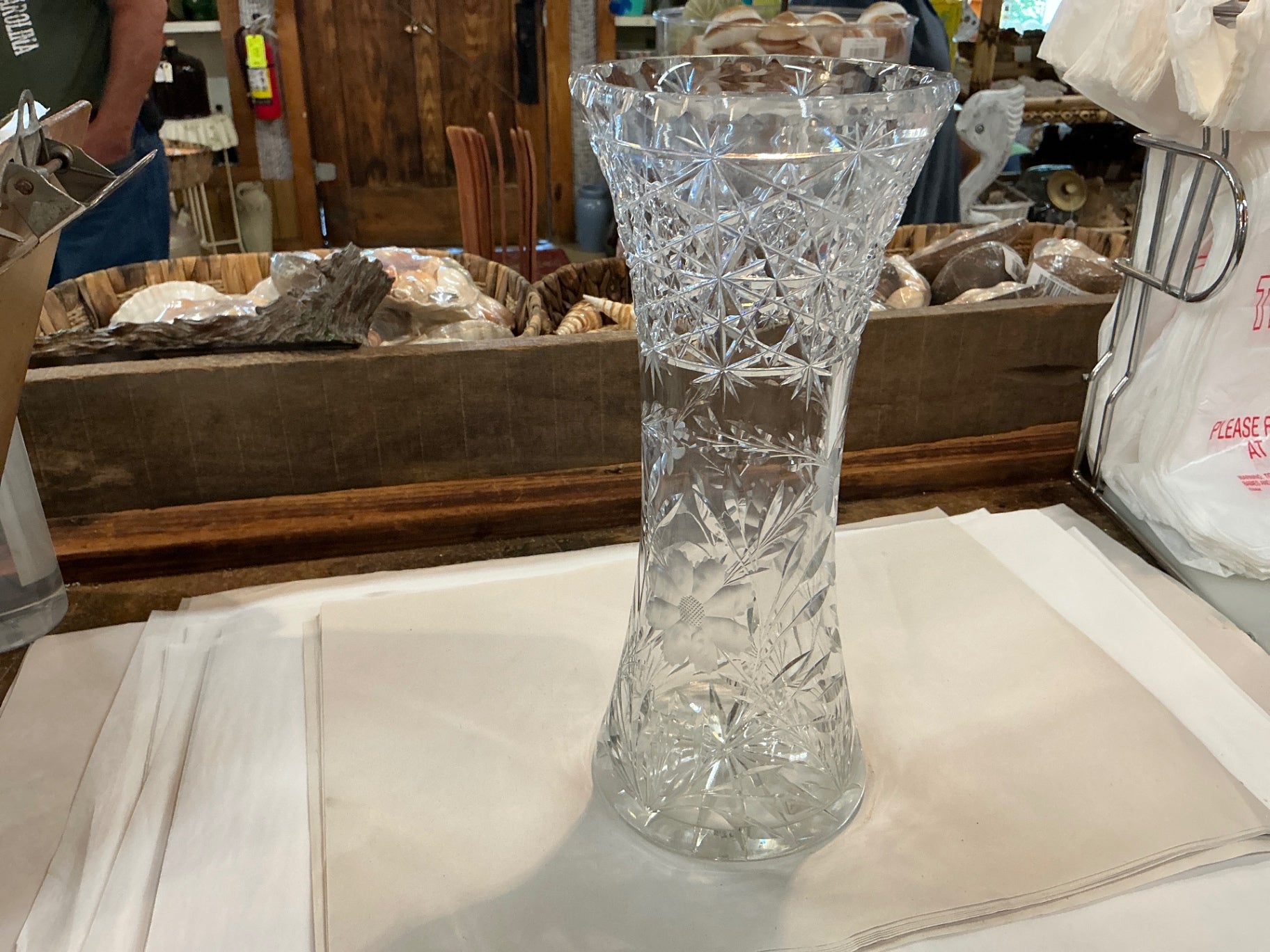 Vase Clear Glass