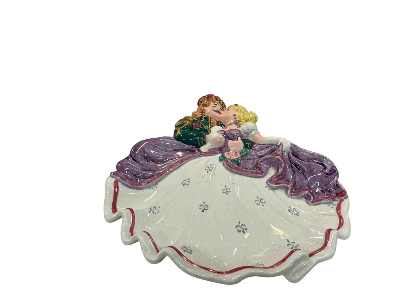 Decorative Plate Multicolor Ceramic Fitz and Floyd MA