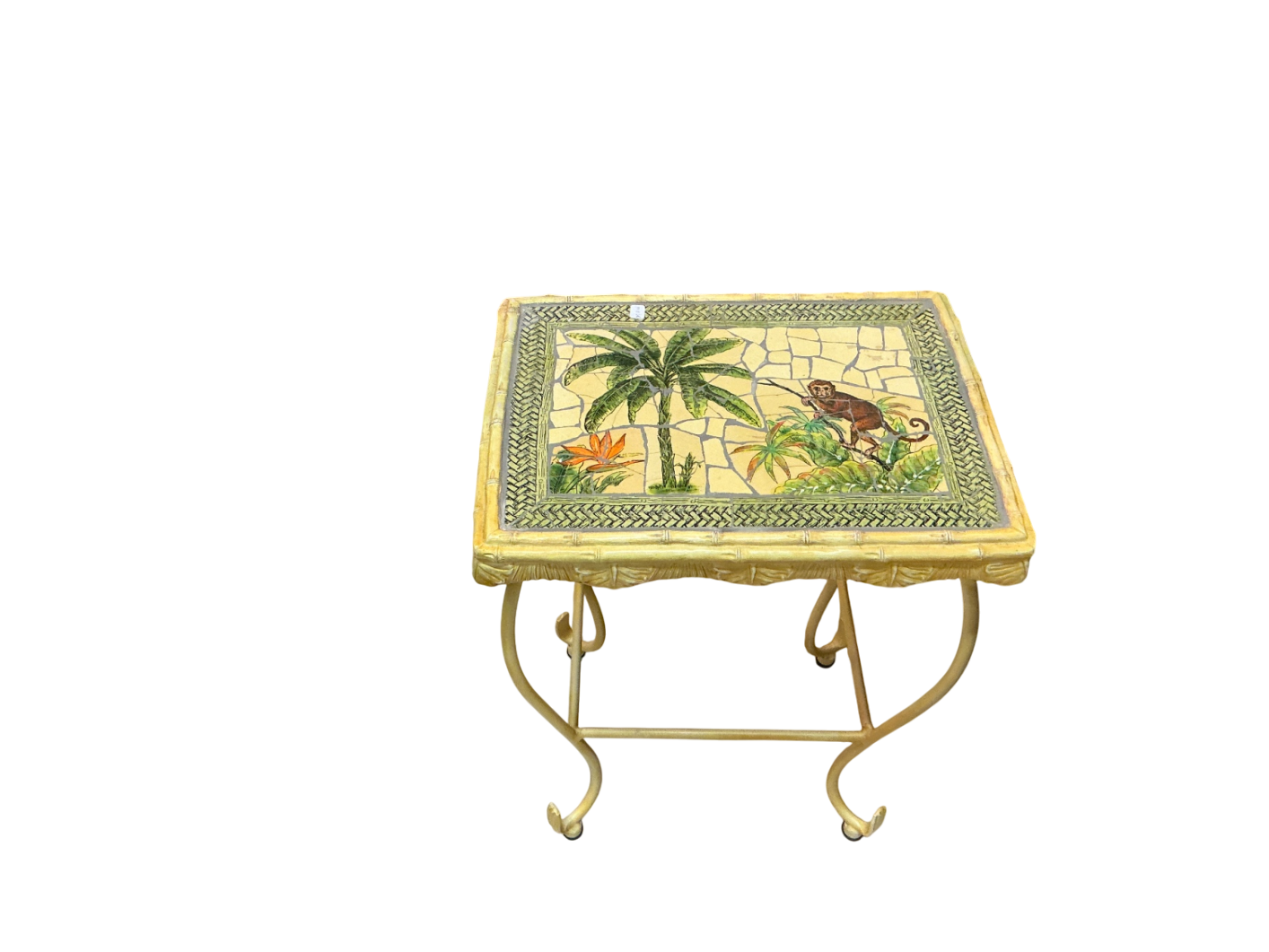 Decorative Plant Stand Multicolor Tile MAW