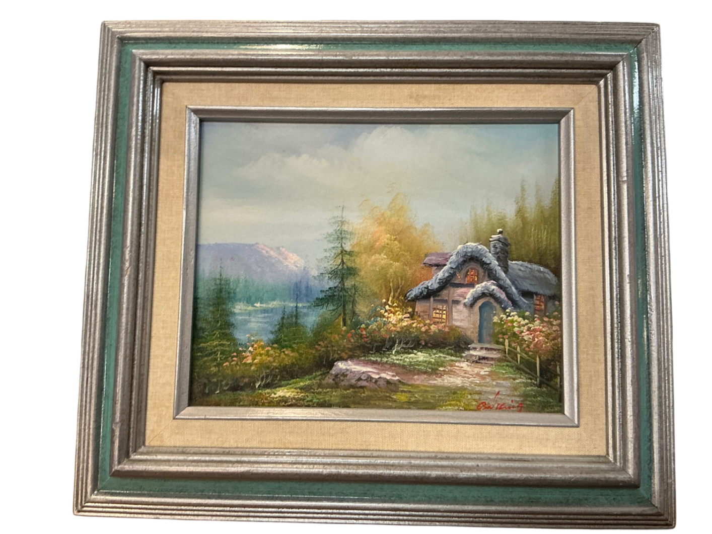 Art Print Multicolor Canvas and Frame
