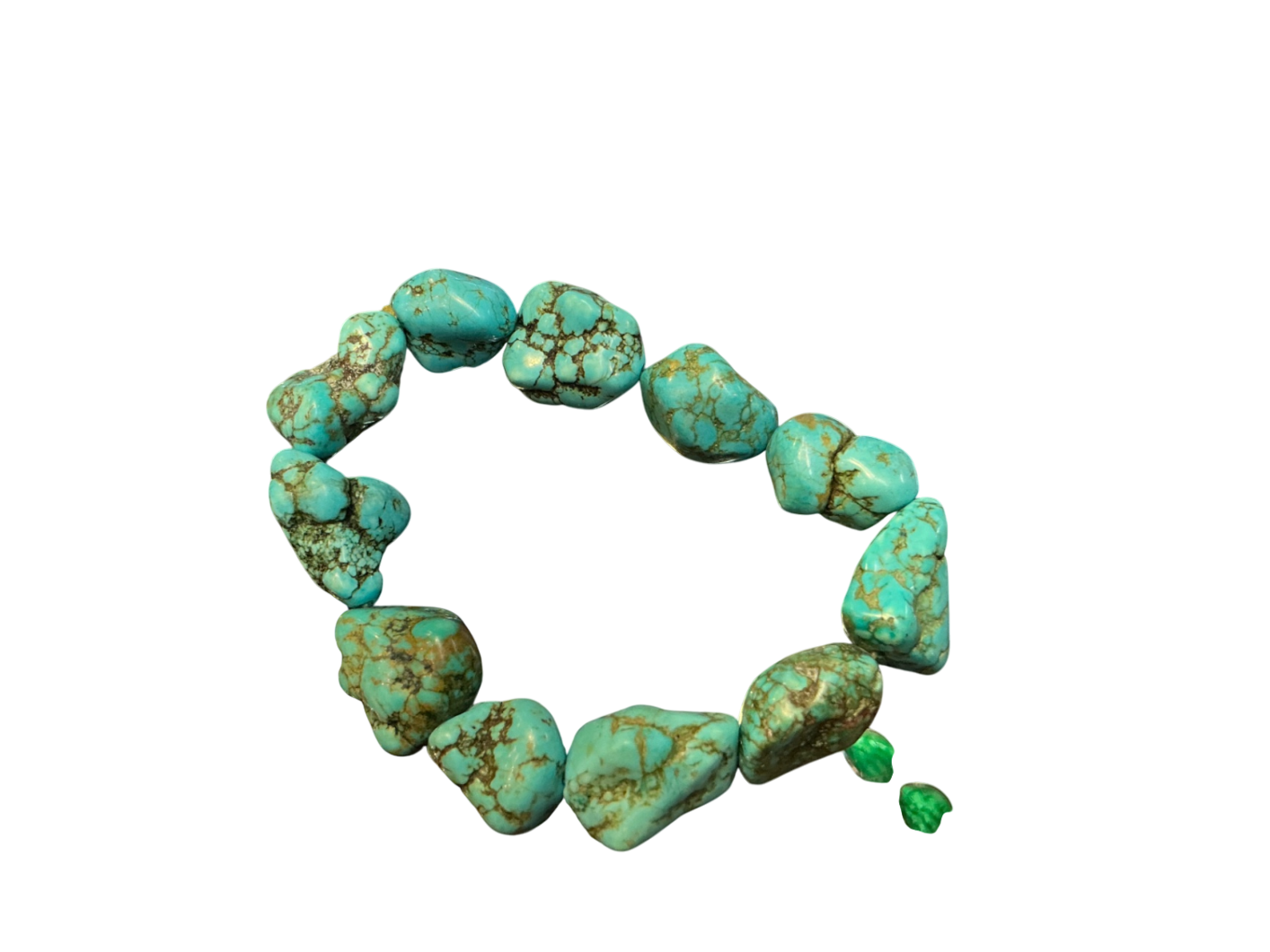 Jewelry Turquoise with gold veining Turquoise stones and possibly metal setting