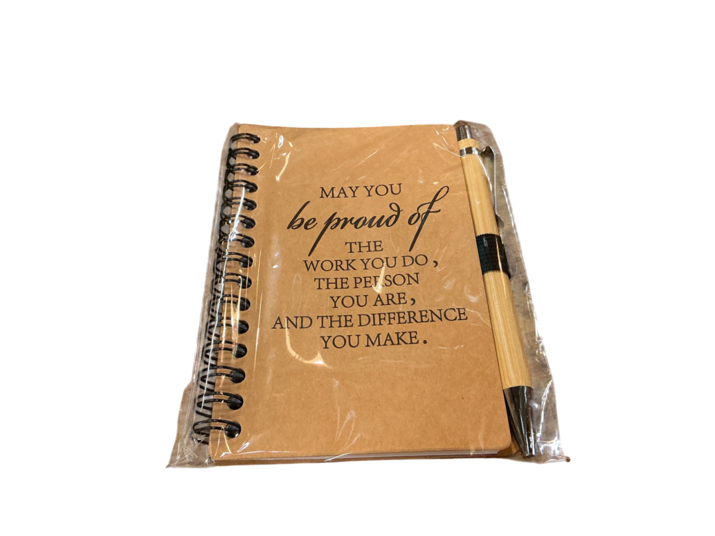 Notebook Brown Cardboard
