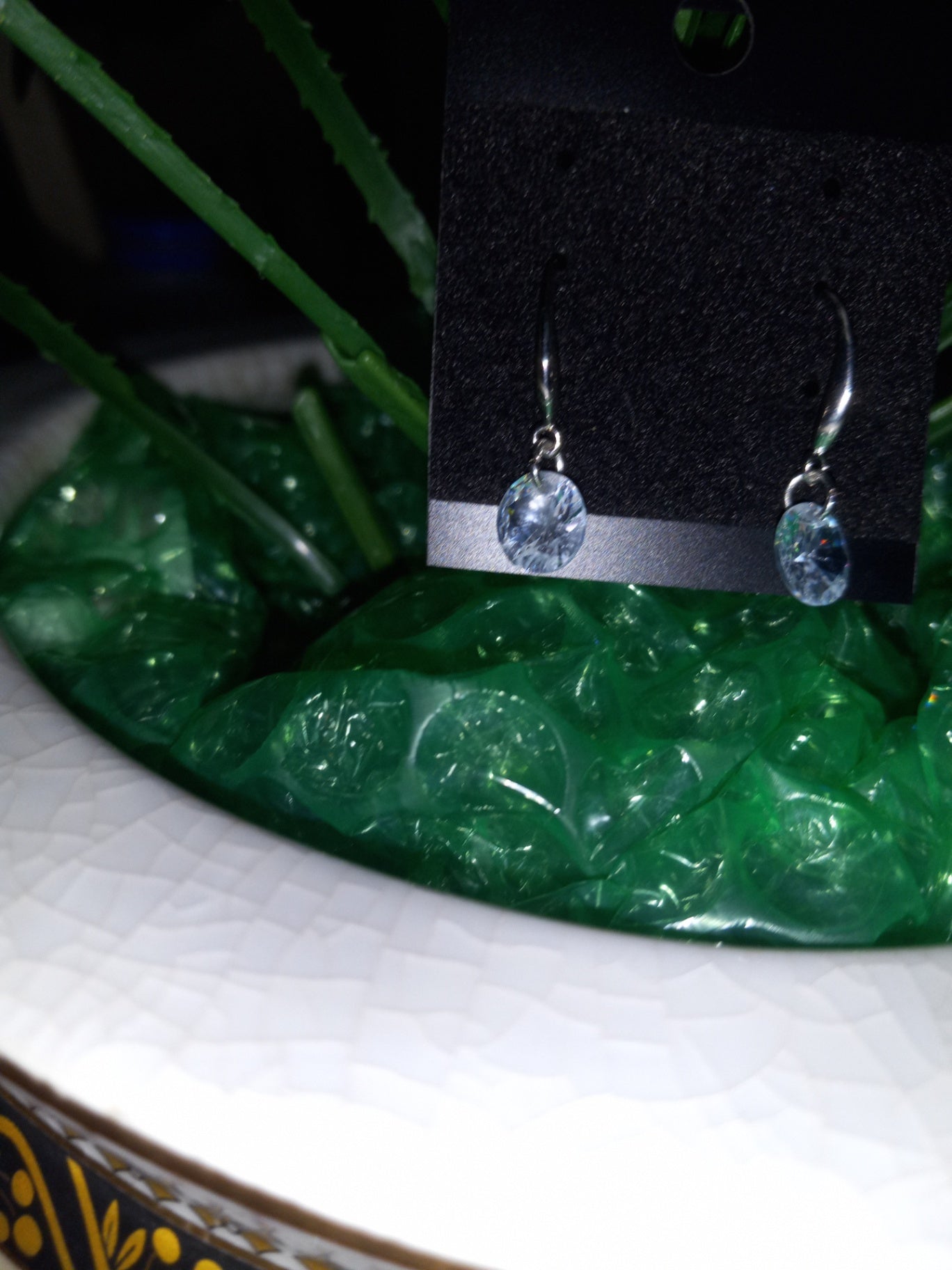 Crystal earrings dsc
