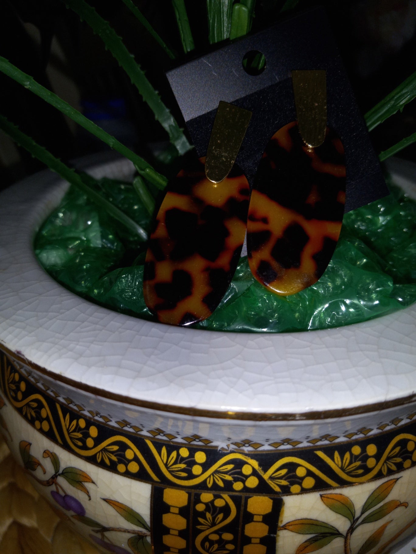 Leopard earrings dsc