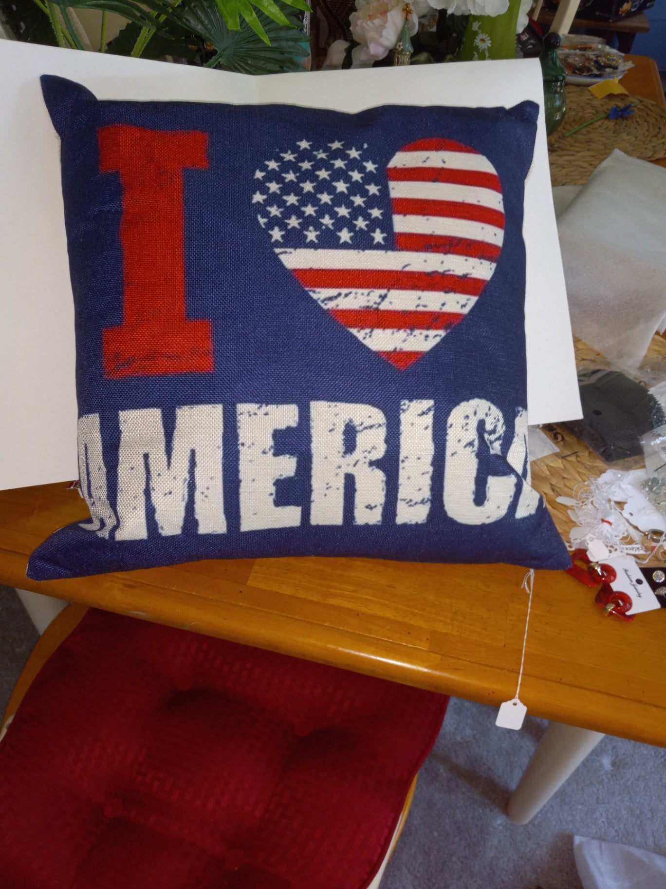 I love America pillow dsc