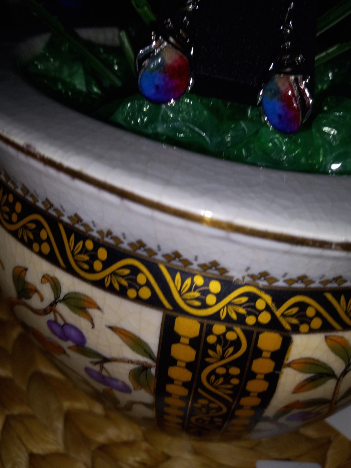 Rainbow earrings dsc