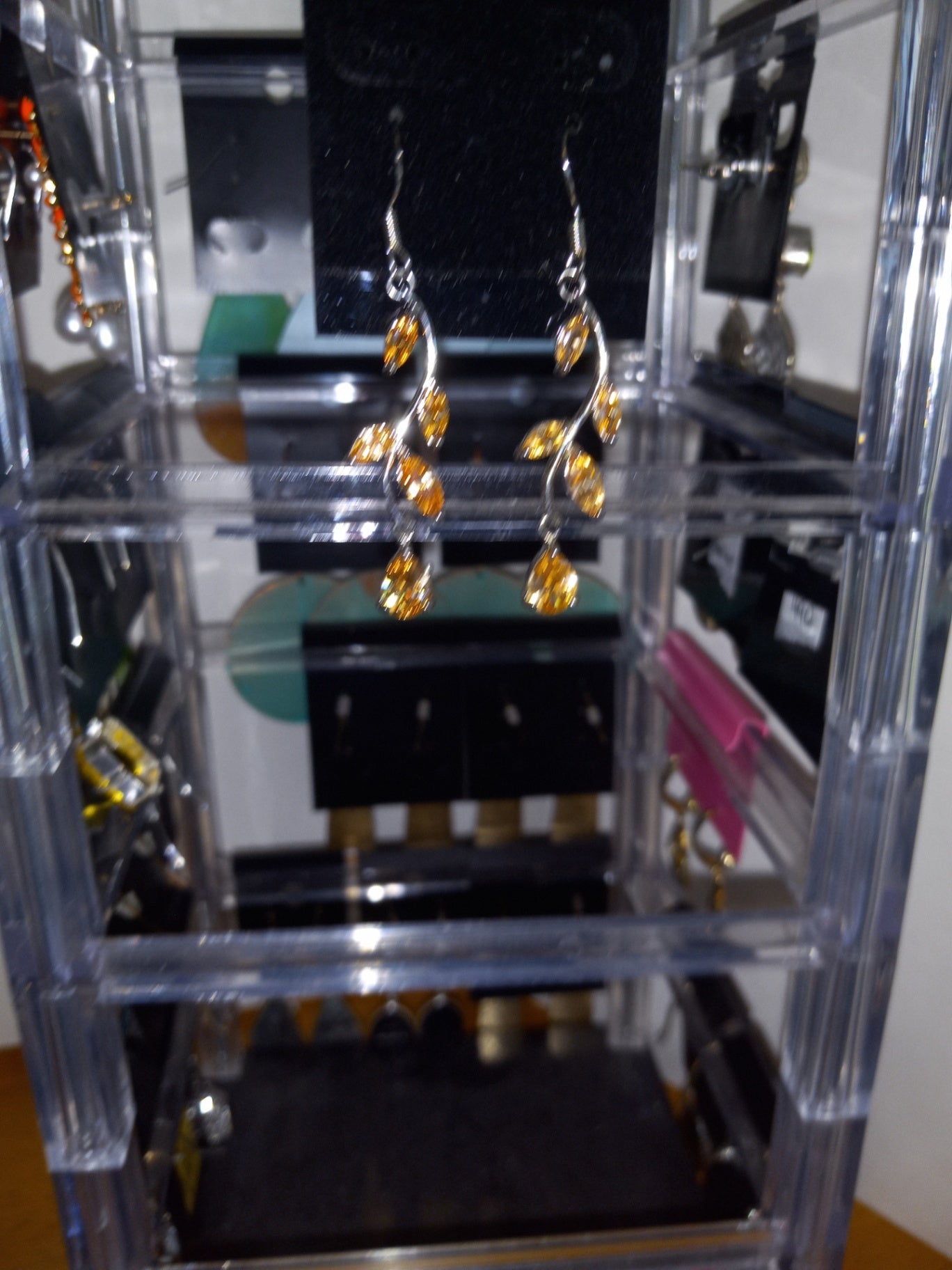 Morganite color earrings dsc 