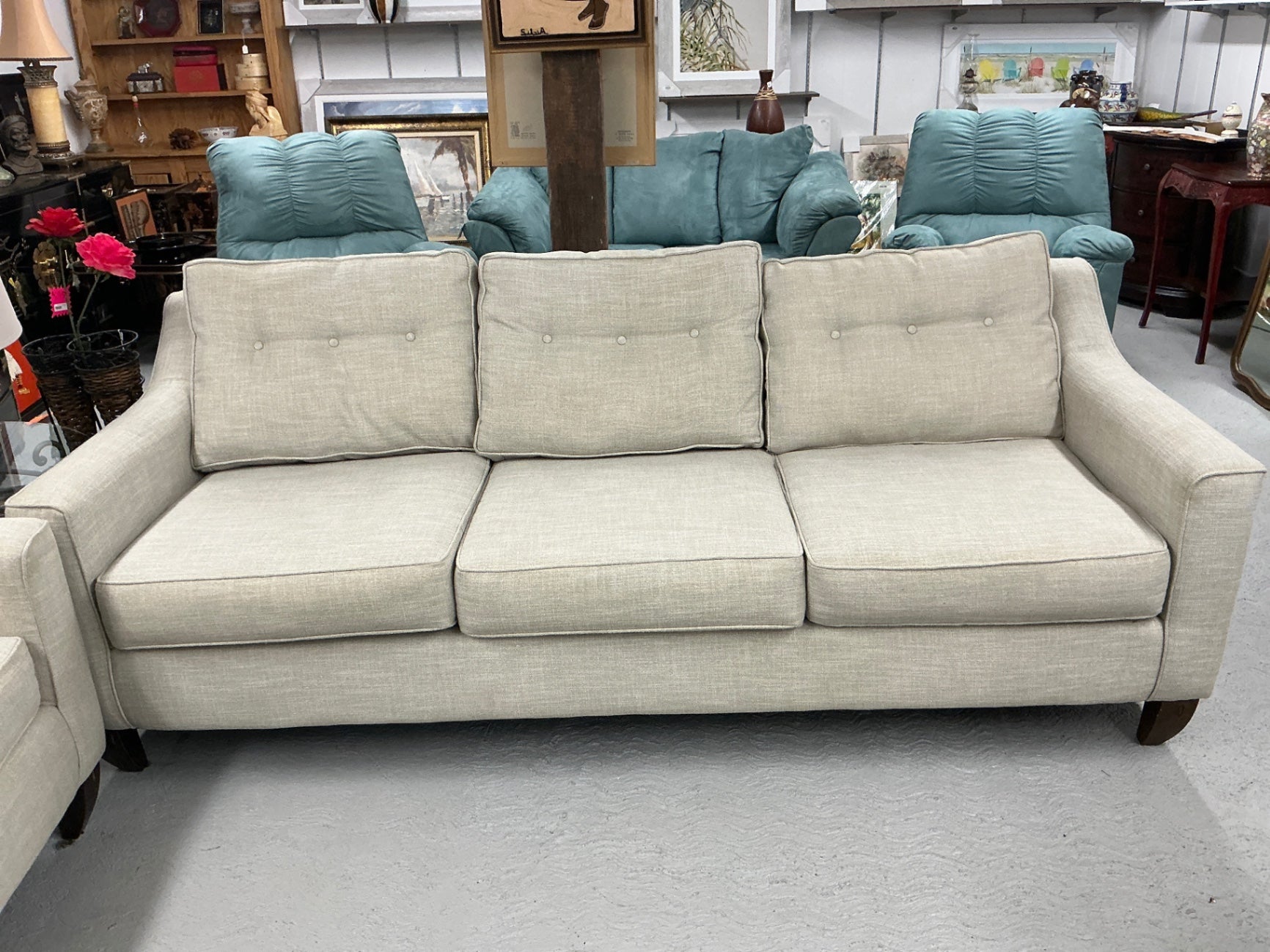 Sofa Beige Fabric