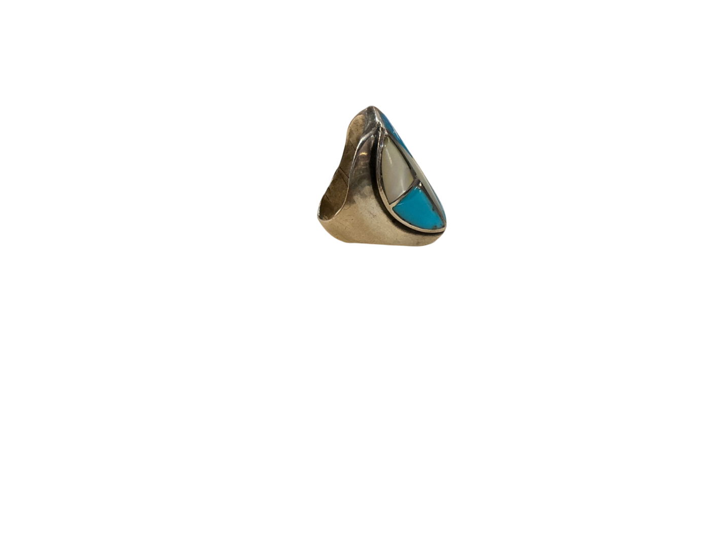 Jewelry Multicolor (white, turquoise, beige) Metal with inlaid stones or enamel