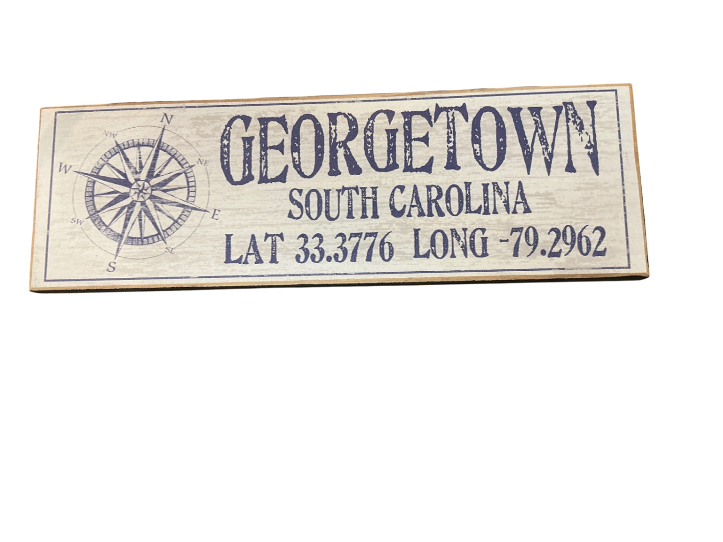 Decorative Georgetown sign