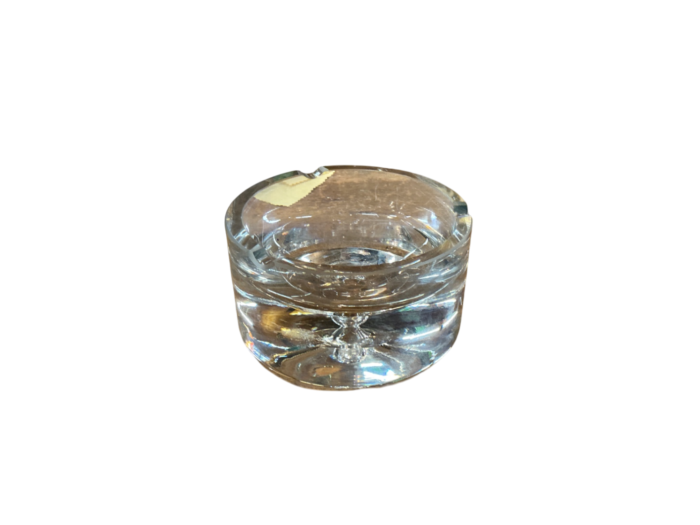 Ashtray Clear Glass