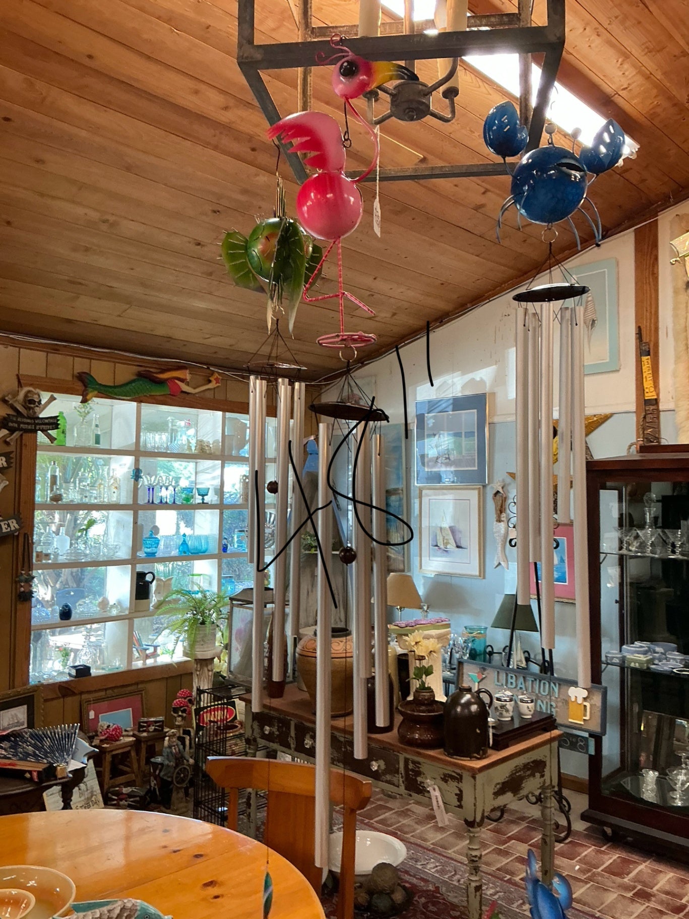 Wind Chime Metal Figurine 