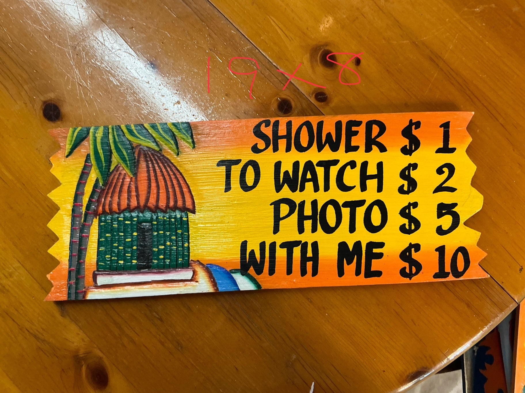 Shower Sign