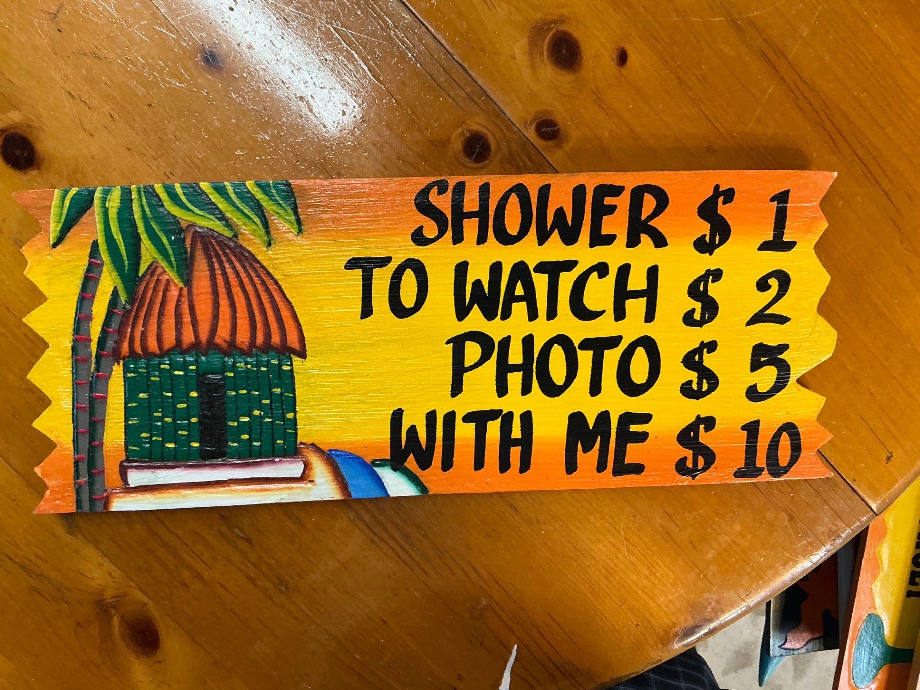 Shower Sign