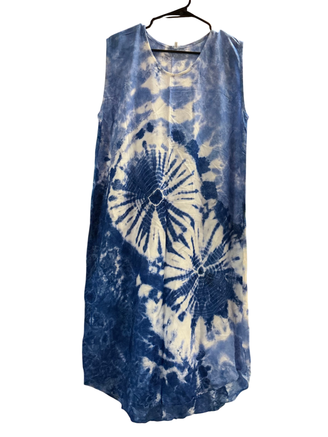 T-Shirt Blue and White Cotton or similar fabric one size