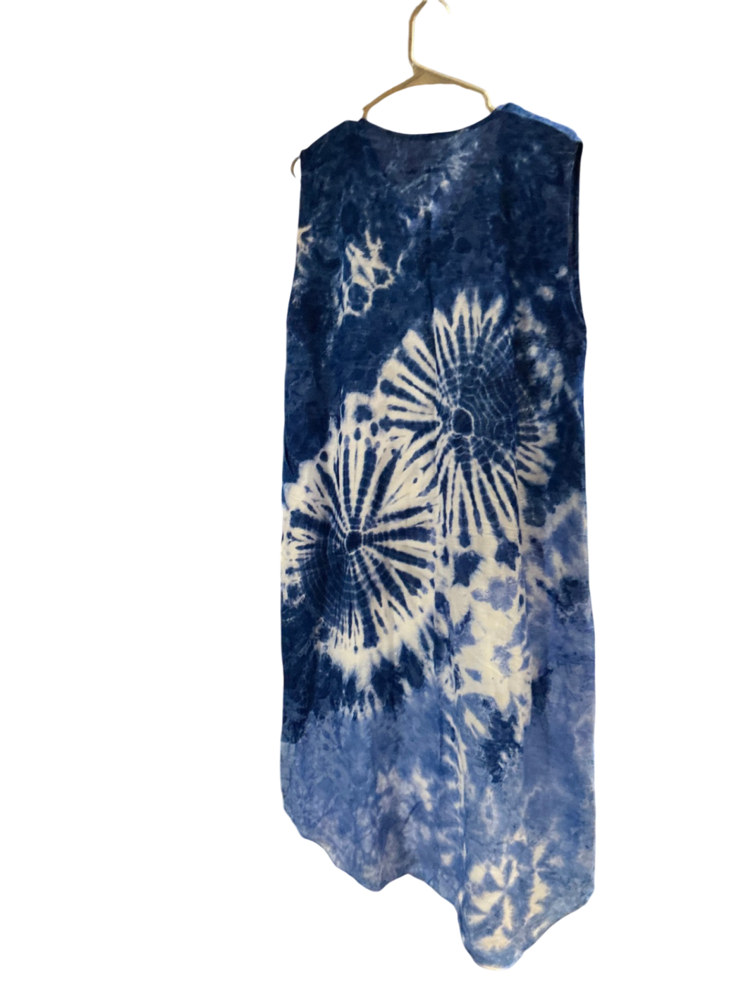 T-Shirt Blue and White Cotton or similar fabric one size