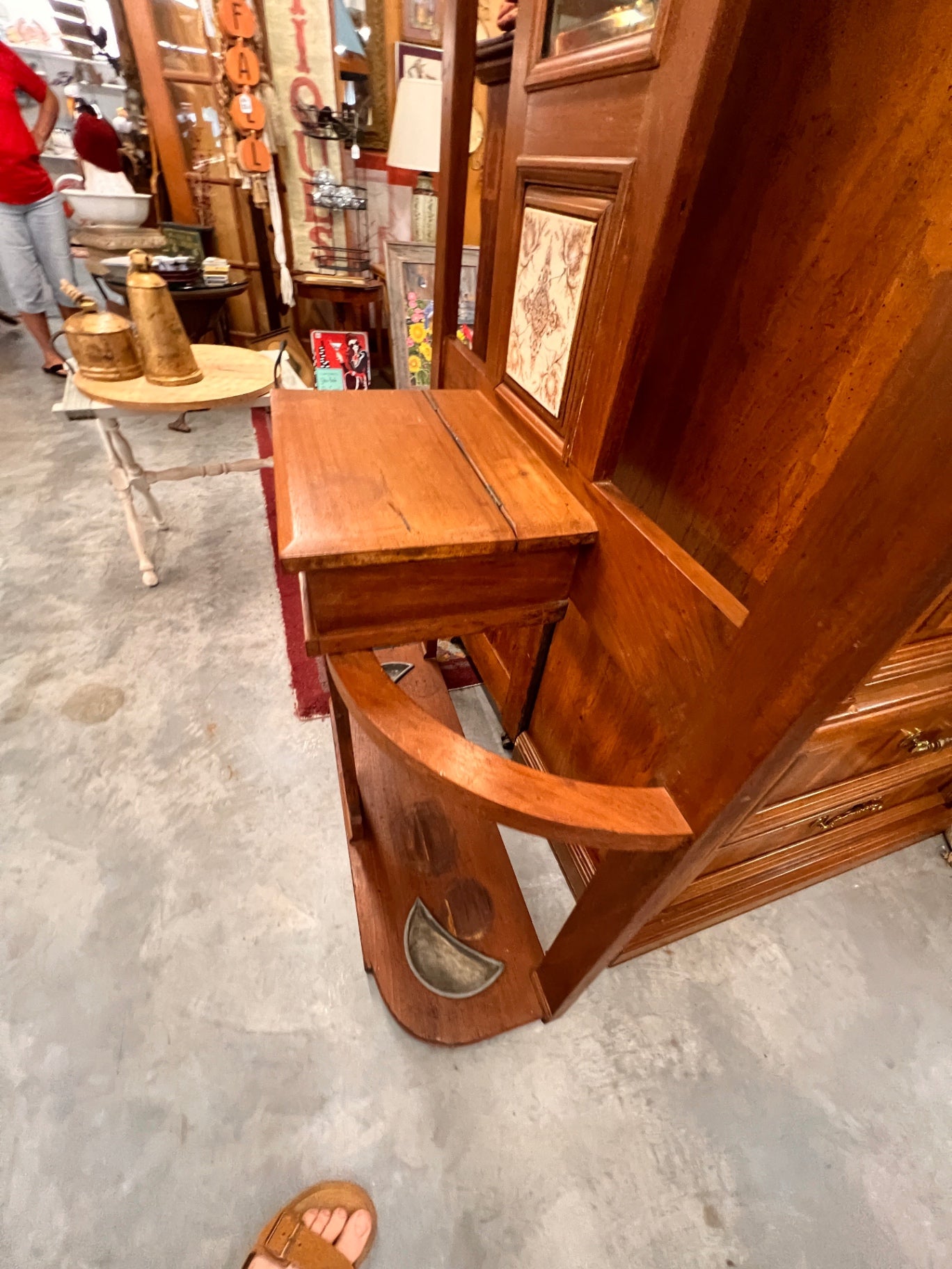 Antique Hall Tree