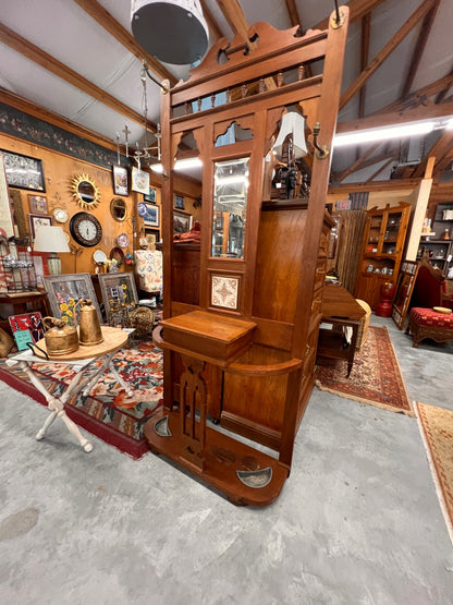 Antique Hall Tree