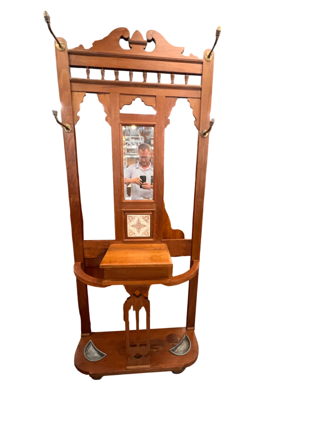 Antique Hall Tree