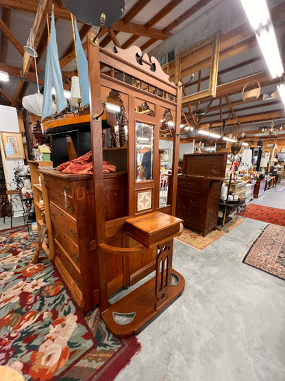 Antique Hall Tree