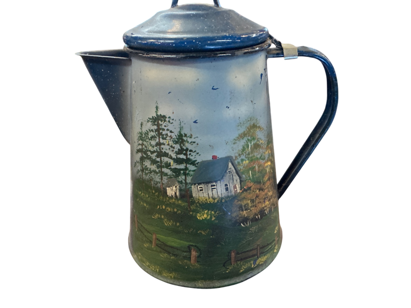 Coffee pot Blue Ceramic