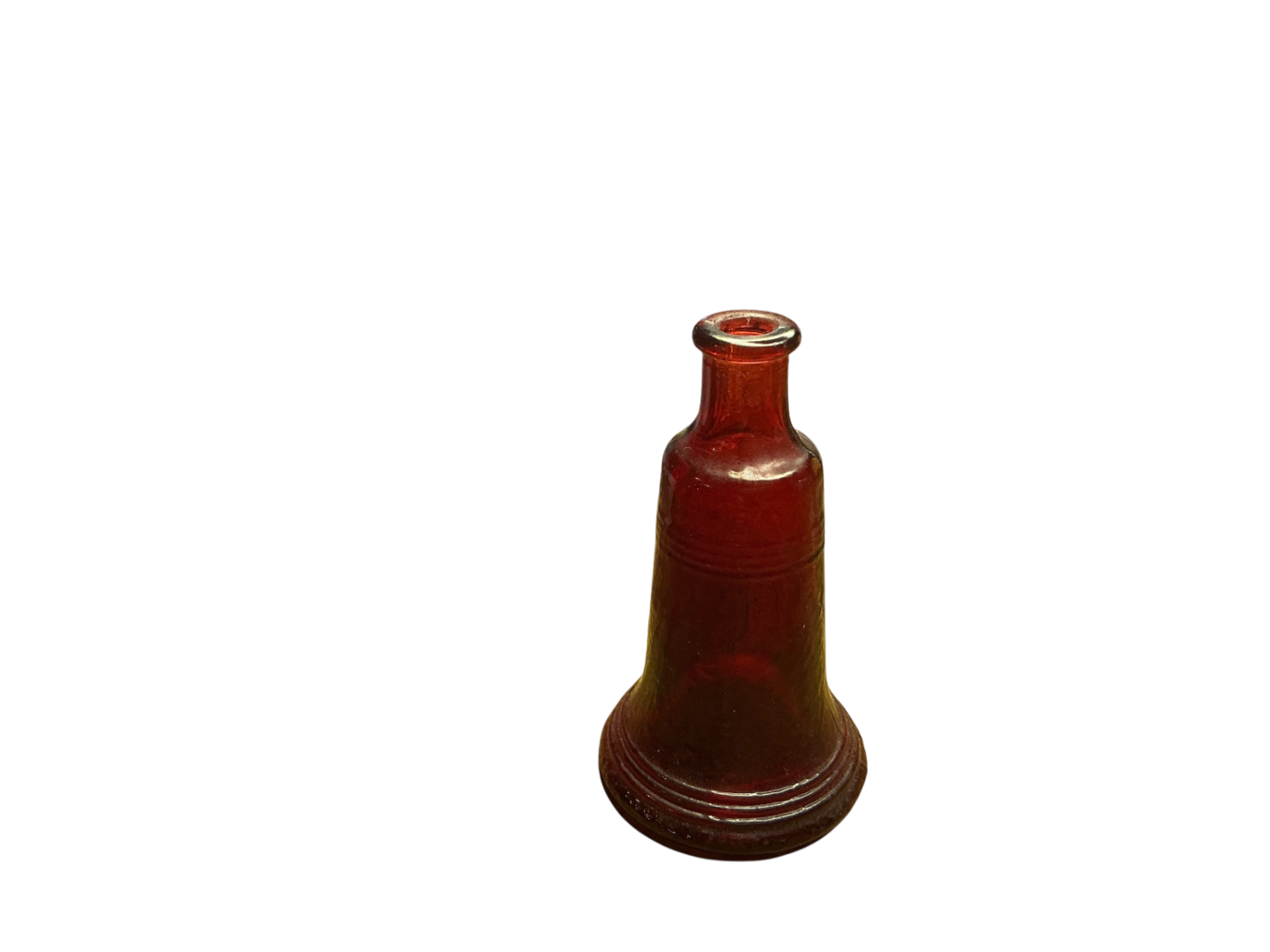 Wheaton NJ Mini Bottle Red Glass $10