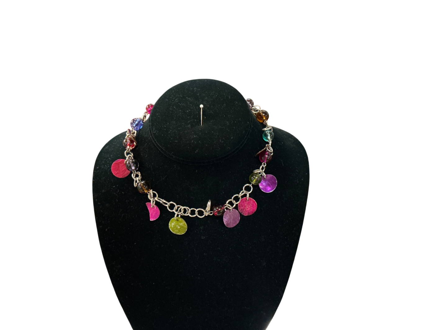 Costume Jewelry Multicolor Metal and gemstones