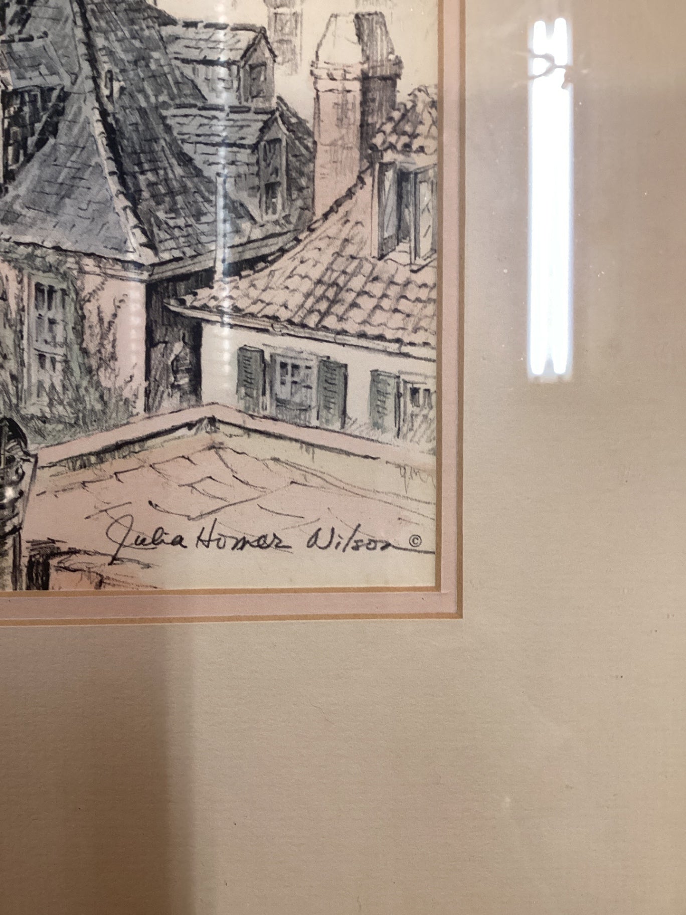 Julia Homer Wilson Framed Artwork Black,