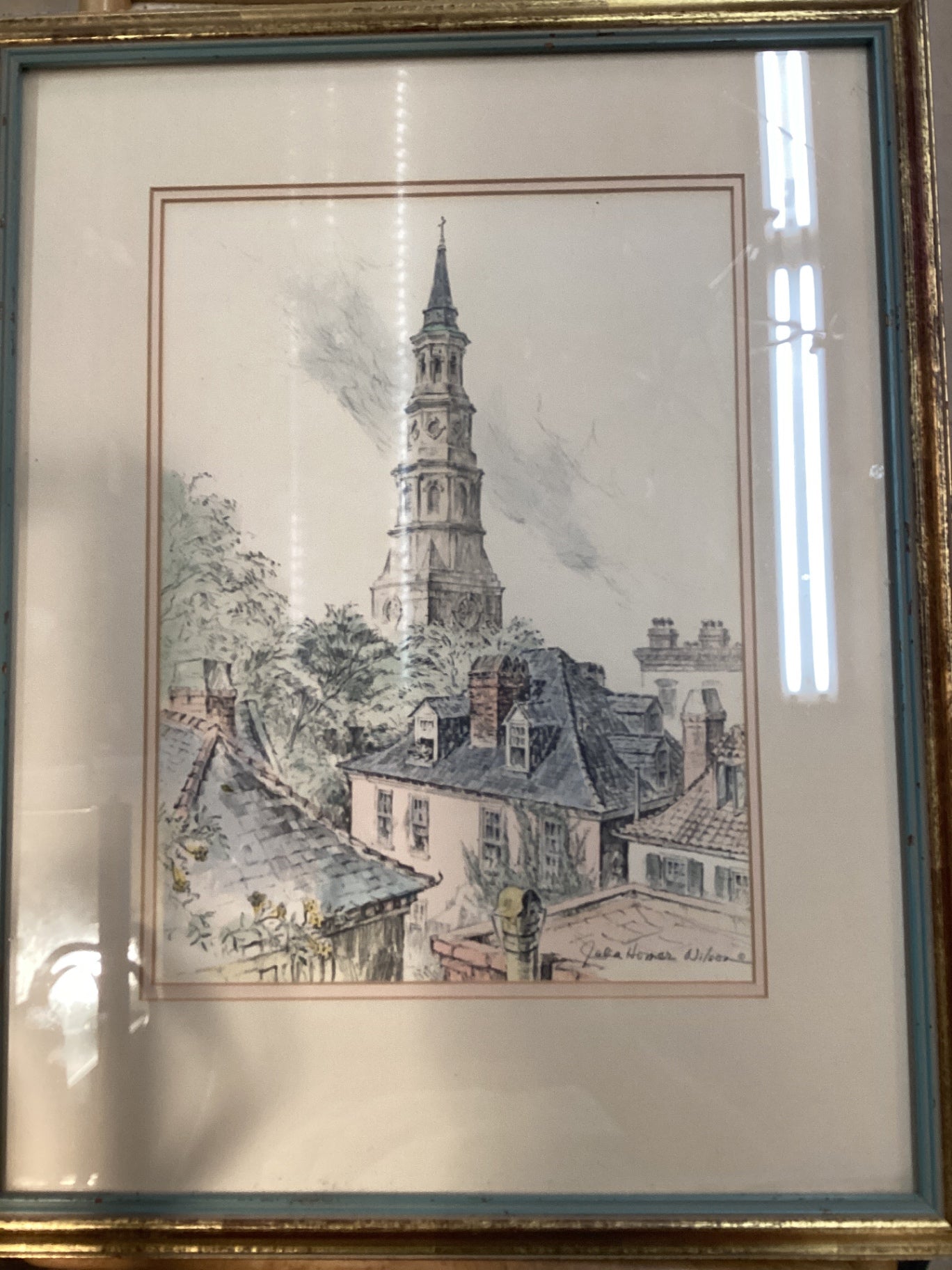 Julia Homer Wilson Framed Artwork Black,