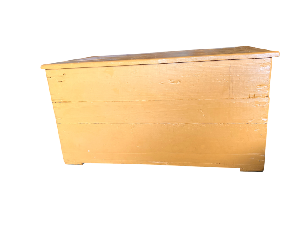 Furniture Yellow Wood Trunk