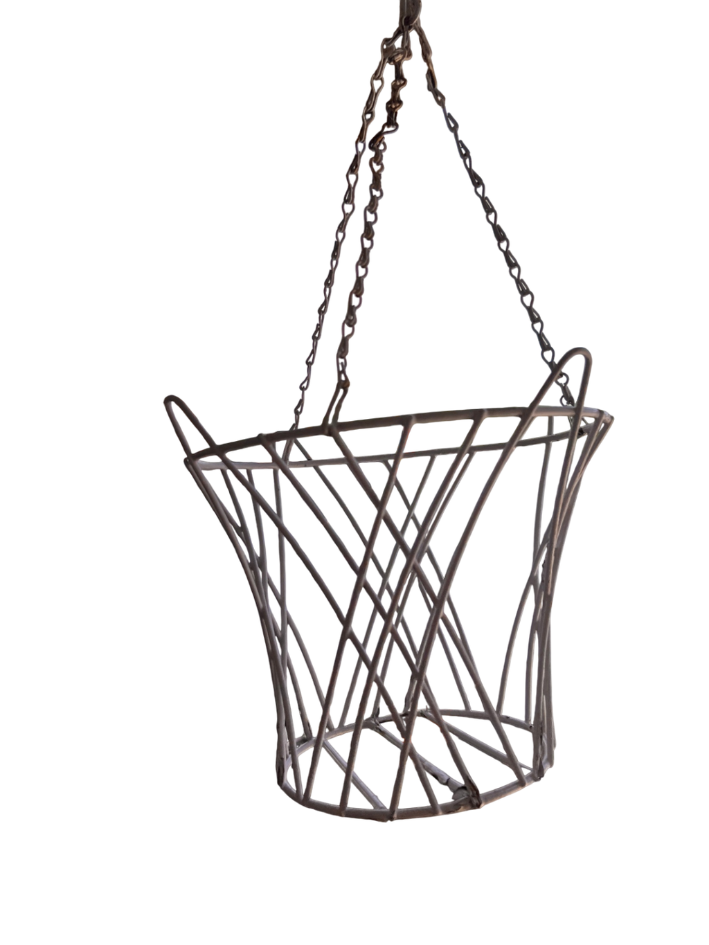 Wire Basket Silver Metal