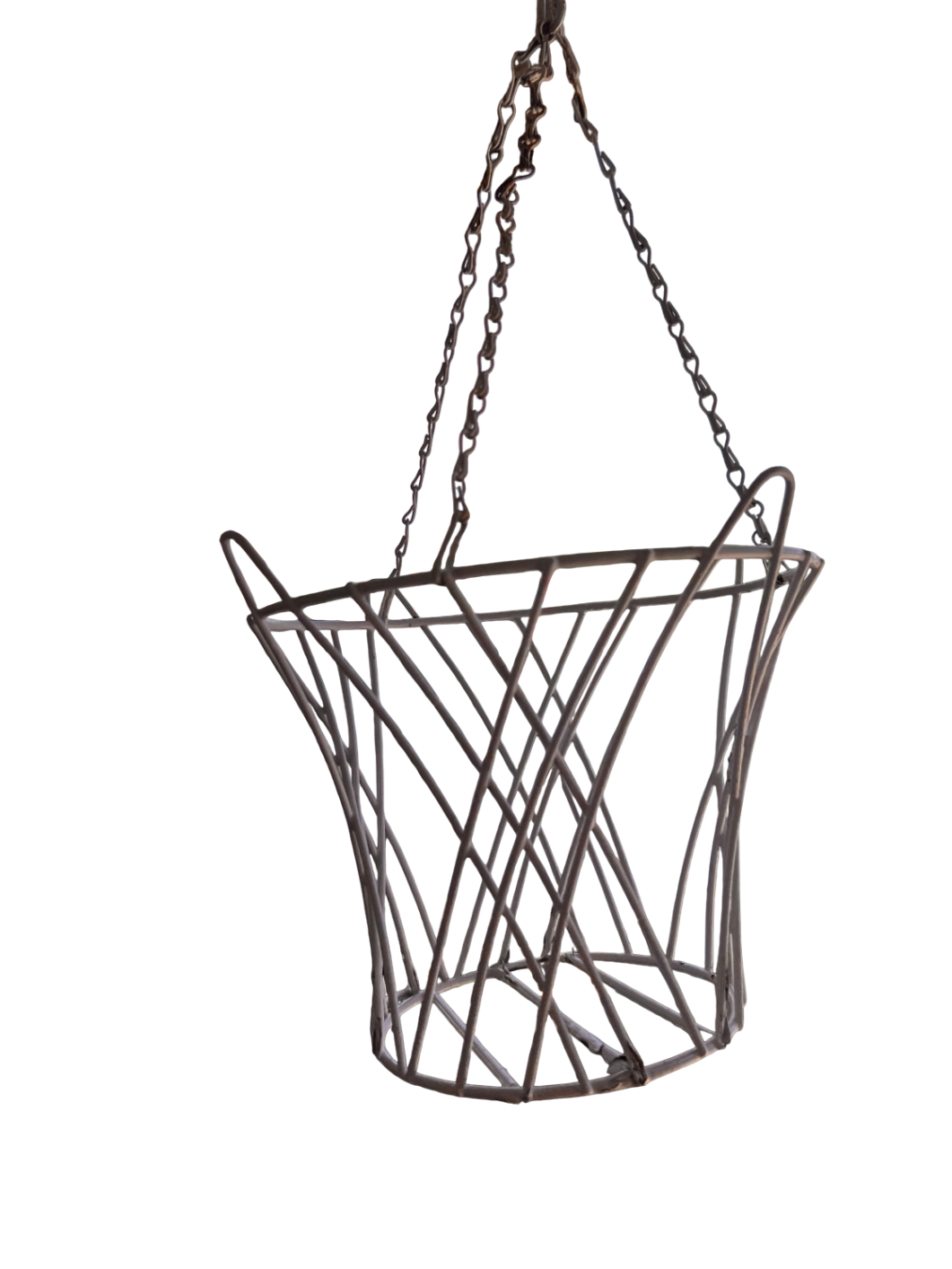 Wire Basket Silver Metal