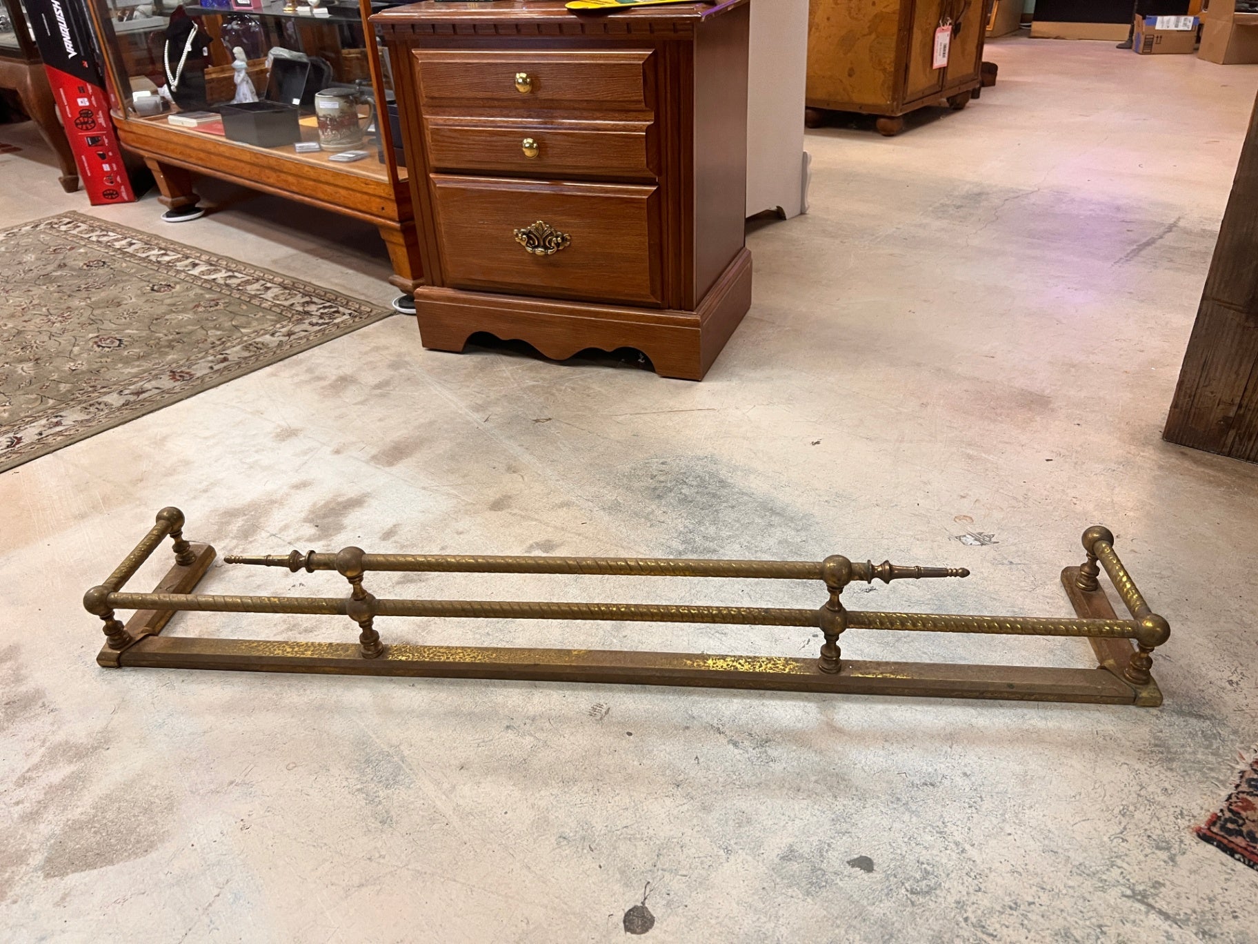 Decorative Wall Hanging Gold/Brown Wood and Metal