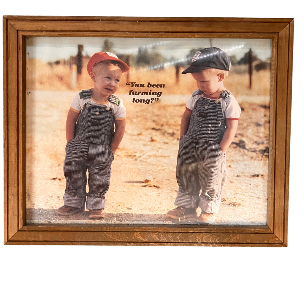 Been Farming Long Framed Print